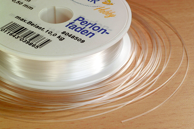 Fil nylon élastique transparent - Fils en nylon - 10doigts.fr