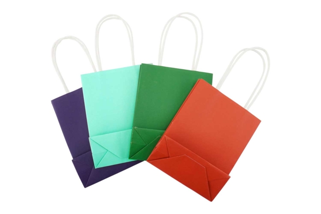 4 sacs à personnaliser kraft - Papiers cadeaux et sacs - 10doigts.fr