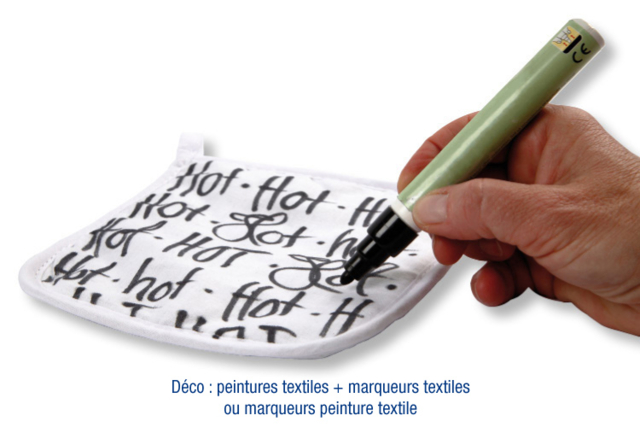 Manique de cuisine - Coton, lin - Textiles - 10doigts.fr