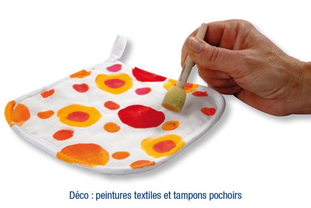 Manique de cuisine - Coton, lin - Textiles - 10doigts.fr