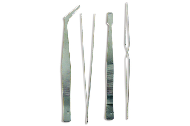 Set de 4 pinces de précision - Joint et outils pour mosaïques - 10doigts.fr