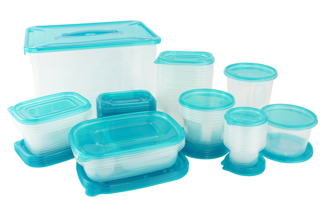 50 boites de rangement - Plastique Transparent - 10doigts.fr