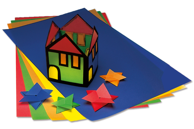 Papier vitrail - Papier calque, vitrail - 10doigts.fr