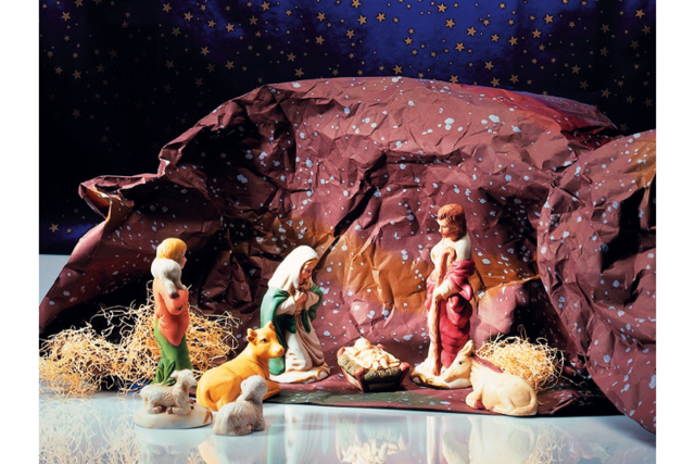 Papier rocher et papier ciel étoilé - Papiers cadeaux et sacs - 10doigts.fr