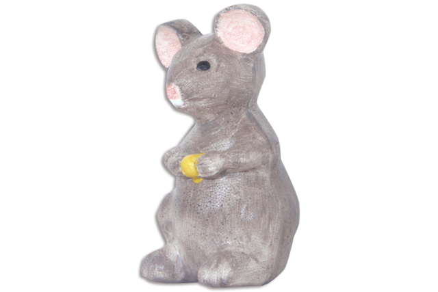 Souris en polystyrène 14 x 7 cm - Animaux en polystyrène - 10doigts.fr