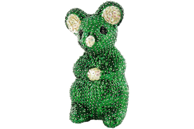 Souris verte - Animaux en polystyrène - 10doigts.fr