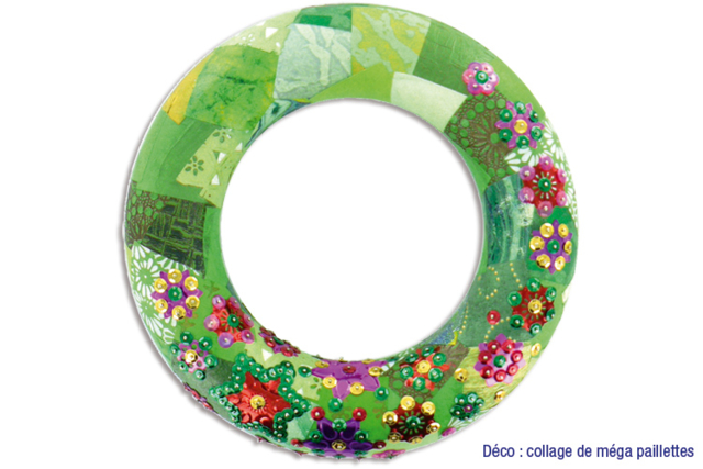 Couronne en polystyrène 22 cm - Formes à décorer - Polystyrène - 10doigts.fr