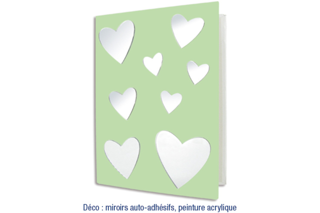Album photo coeurs - Albums et carnets à personnaliser - 10doigts.fr