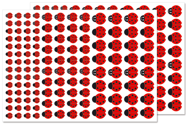 Gommettes coccinelles - Des gommettes animaux pour créer et apprendre dès la maternelle - 10doigts.fr