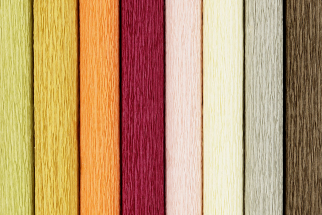 8 rouleaux papier crépon automne - Fleurs en papier crépon : créez des bouquets éternels - 10doigts.fr