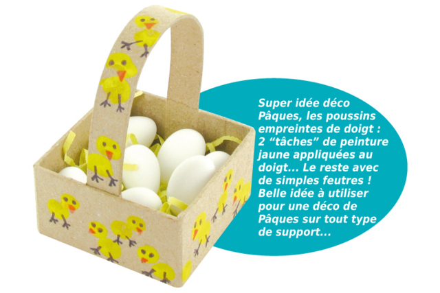 Paniers en papier mâché - Paniers de Pâques - 10doigts.fr