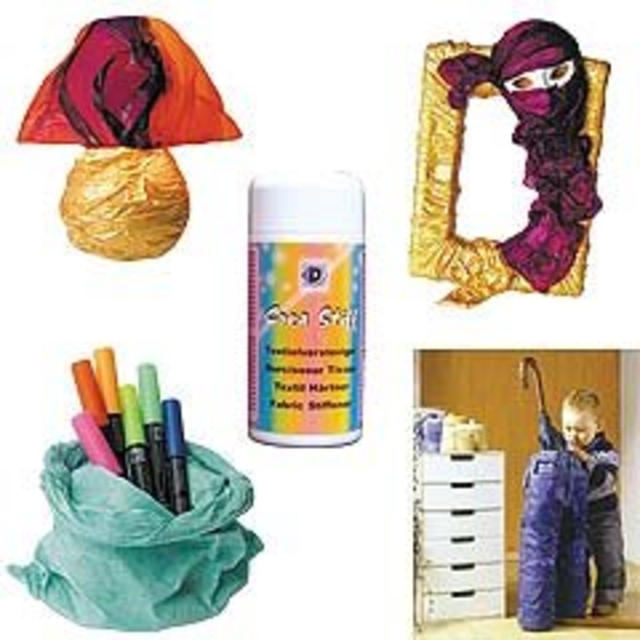 Durcisseur de tissu, laque rigidifiante - Colles tissu - 10doigts.fr