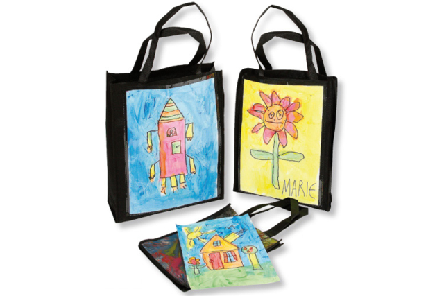 Sac à customiser - Sacs et trousses en tissu à personnaliser : vos supports de création textile - 10doigts.fr