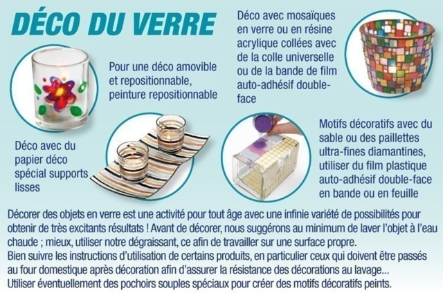 Conseils Déco du verre (suite) - Supports en Verre - 10doigts.fr