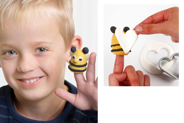 abeille pâte à modeler - Emporte-pièces créatifs pour enfants - 10doigts.fr