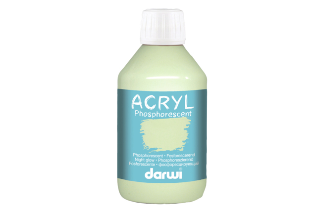 acrylique glow in the dark - Peinture fluo et phosphorescente : de la couleur de jour comme de nuit - 10doigts.fr