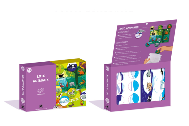 activité loto animaux - Coffret d'activités avec des gommettes - 10doigts.fr