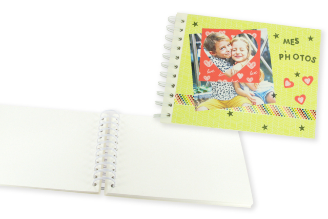 album photo blanc - Albums et carnets à personnaliser - 10doigts.fr