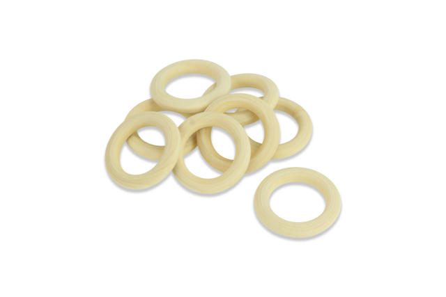 anneaux 4 cm - Perles en bois - 10doigts.fr