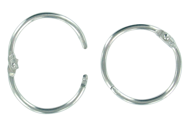anneaux métallique à clip - Porte-clés - 10doigts.fr