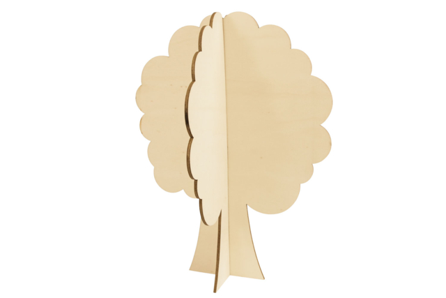 arbre en bois - Formes en bois à décorer - 10doigts.fr