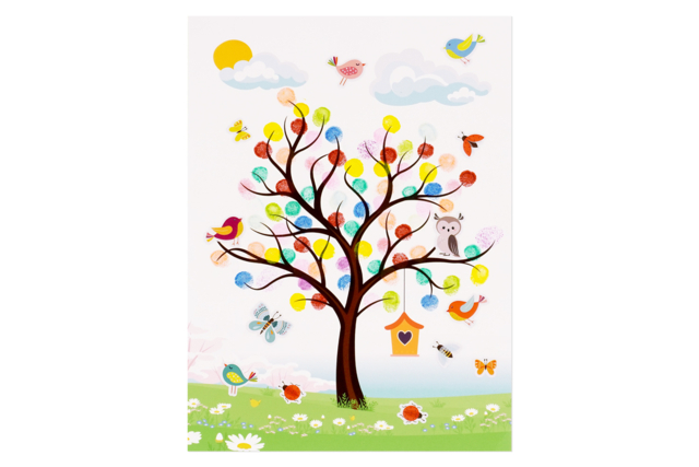 arbre saison gommettes - Kits éducatifs : le plaisir d'apprendre par la manipulation - 10doigts.fr