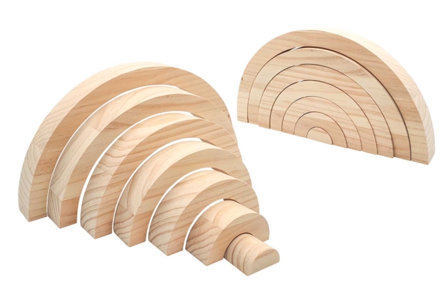 ARC-EN-CIEL EN BOIS - Jeux et Jouets en bois à décorer - 10doigts.fr