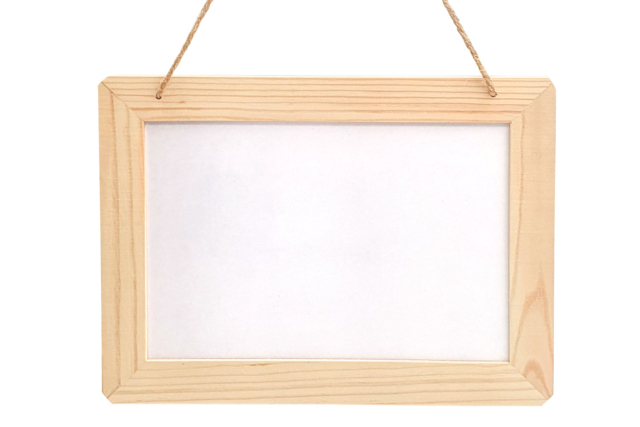 ardoise tableau blanc - Ardoise en bois à décorer - 10doigts.fr