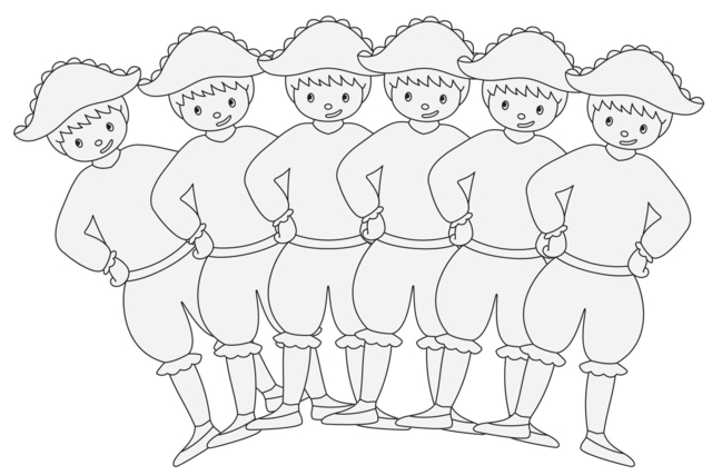 arlequin en papier - Kits créatifs Carnaval - Activités manuelles et de bricolage pour Carnaval - 10doigts.fr