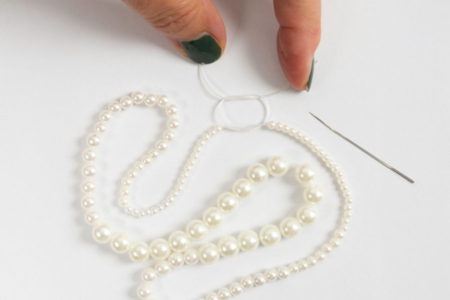 assemblage avec perles nacre - Perles Nacrées - 10doigts.fr