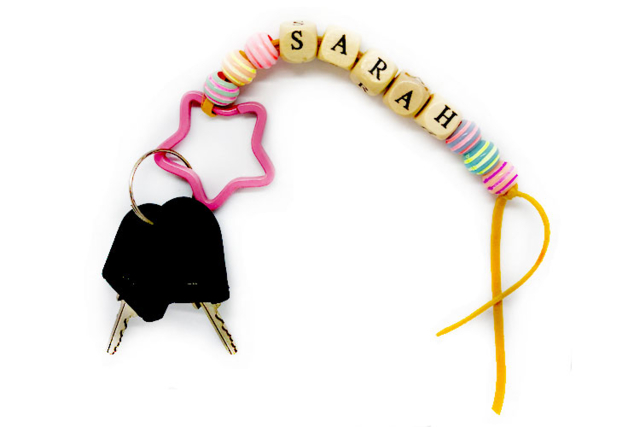 attache étoile porte clé - Bijoux messages - 10doigts.fr