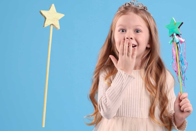baguette magique en bois* - Jeux et Jouets en bois à décorer - 10doigts.fr
