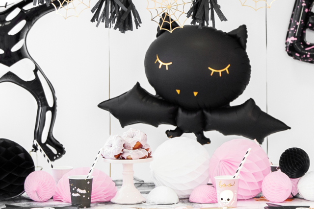ballon chauve souris aluminium halloween - Ballons d'halloween - 10doigts.fr
