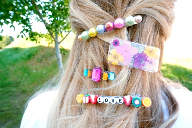 barette en métal pour cheveux - Bijoux de cheveux - Supports pour Bijoux - 10doigts.fr