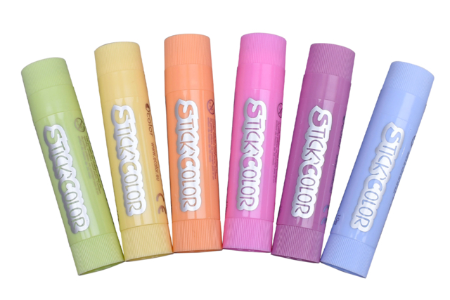 baton de gouache solide couleurs pastel - Peinture gouache solide : l'innovation pour peindre sans se tacher - 10doigts.fr
