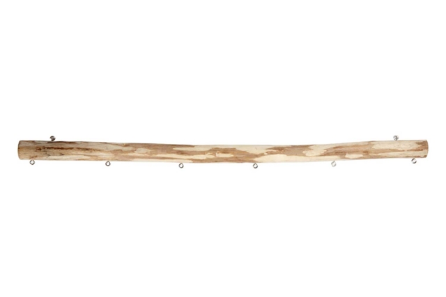 Bâton de montage avec pitons - Suspensions et déco murale en bois à décorer - 10doigts.fr