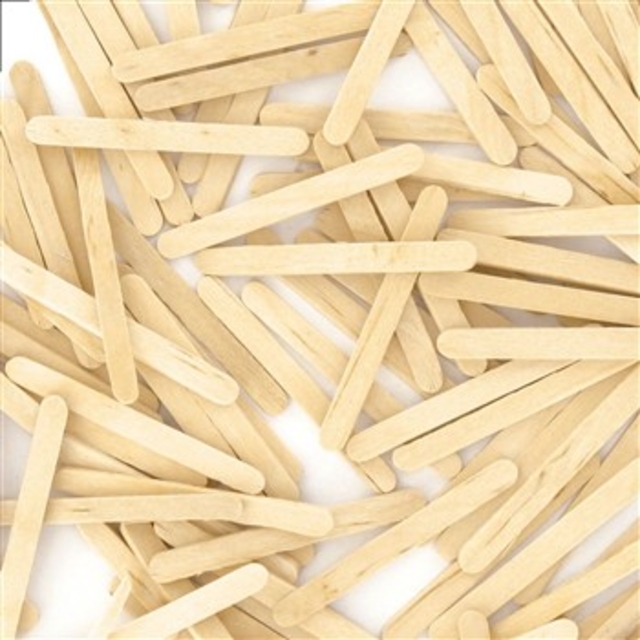 bâton en bois brut languette - Accessoires en bois - 10doigts.fr