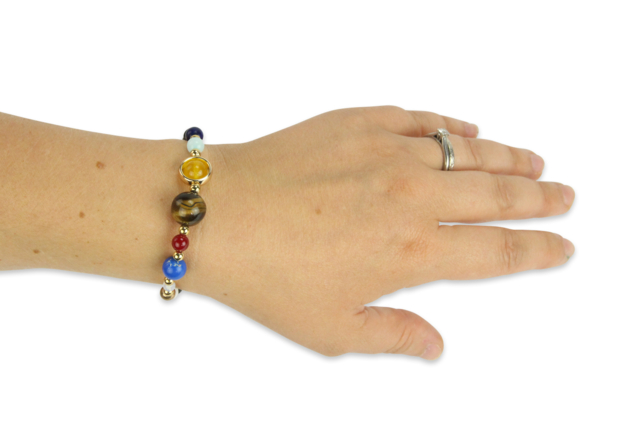 bijoux système solaire - Lithothérapie et Bracelets chakras à confectionner - 10doigts.fr