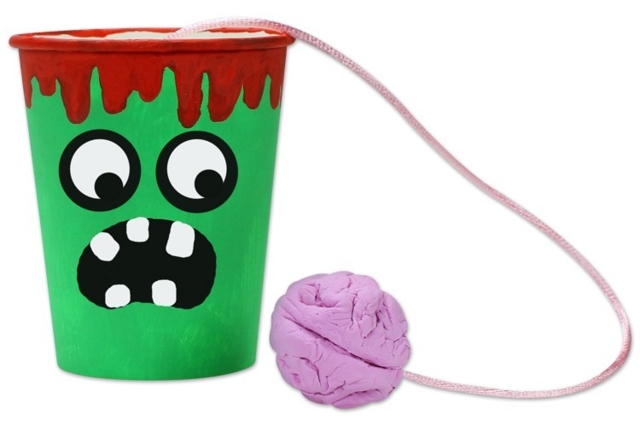 Bilboquet avec un gobelet - Pâtes à modeler autodurcissantes - 10doigts.fr