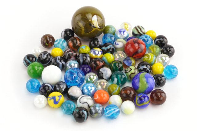 billes en verre 500 gr enfants - Mosaïques en verre - 10doigts.fr