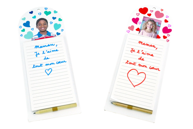 bloc note mémo adhésif cadeau fête des parents - Blocs notes - 10doigts.fr