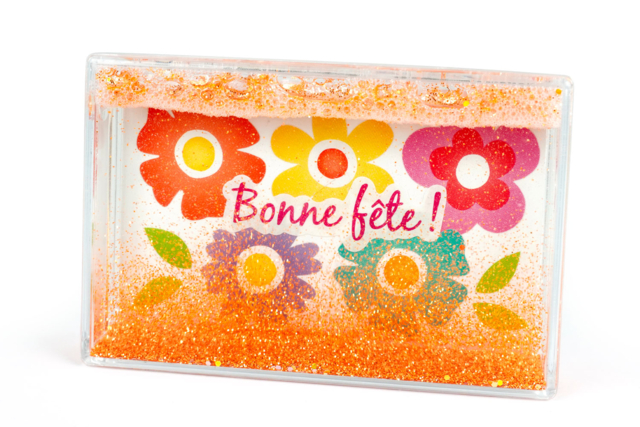 bloc paillettes message - Gommettes Fête des parents : personnaliser vos cadeaux avec amour - 10doigts.fr