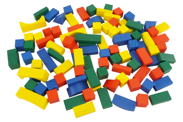 blocs construction bois - Pièces de construction - 10doigts.fr