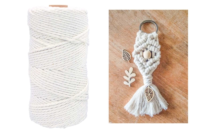 bobine Fil macramé Ø 3 mm - 100 m - Fils pour macramé - 10doigts.fr