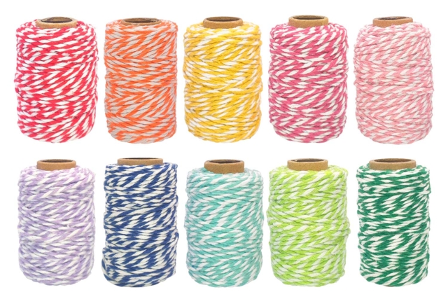 bobines bakers twin coloris assortis - Fils pour bracelets brésiliens - 10doigts.fr