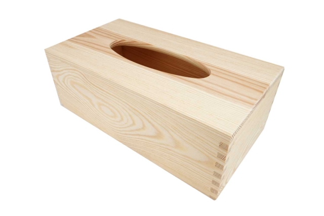 boite à mouchoirs france - Boîtes en bois à décorer - 10doigts.fr