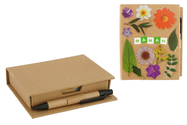 boite à notes carton kraft - Albums et carnets à personnaliser - 10doigts.fr