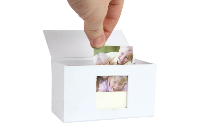 boite cadre photo - Boîtes et corbeilles en carton - 10doigts.fr