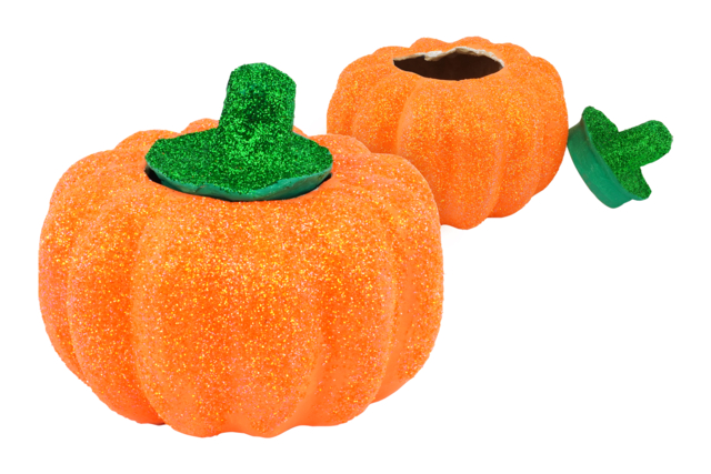 boite citrouille halloween - Supports d'Halloween à décorer - 10doigts.fr