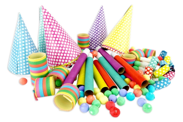 boite cotillons et chapeaux - Nouveautés Carnaval 2026 - 10doigts.fr